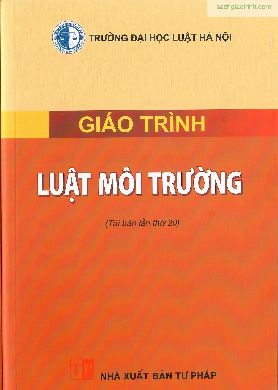 GIAO TRINH MOI TRUONG Sách giáo trình luật môi trường