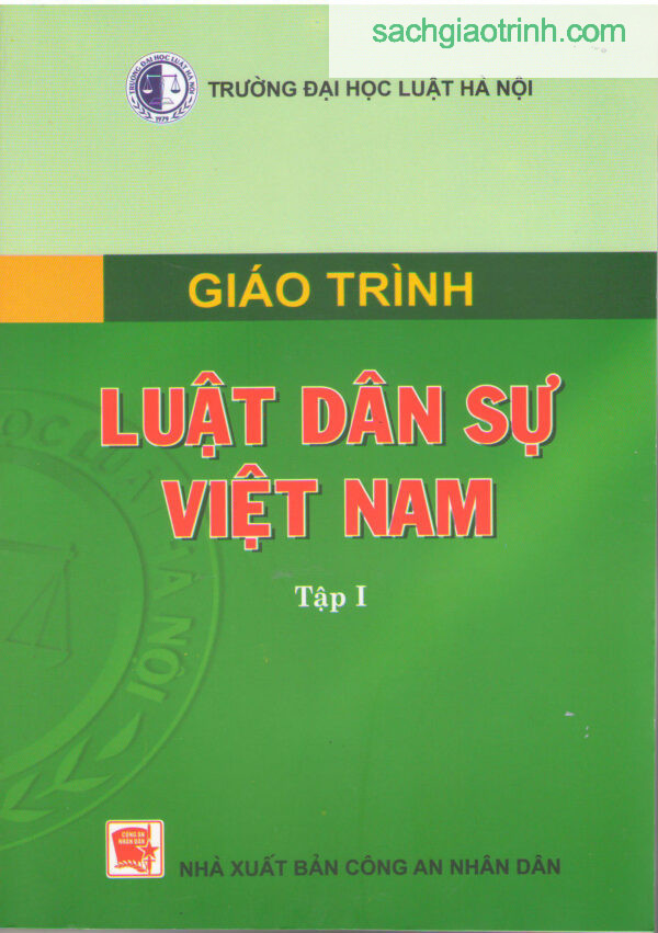 giáo trình luật dân sự Việt Nam tập 1