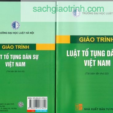 Giáo trình luật tố tụng dân sự Việt Nam đại học luật Hà Nội 3 gt luat to tung dan su 1