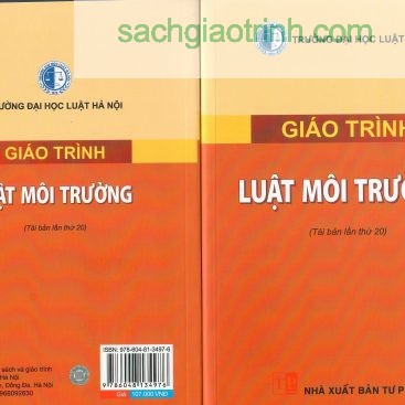 Giáo trình luật môi trường đại học luật Hà Nội 3 Sách giáo trình luật môi trường 1