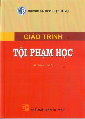 Giáo trình tội phạm học đại học luật Hà Nội