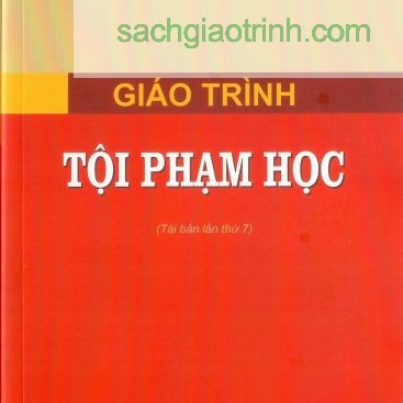 Giáo trình tội phạm học đại học luật Hà Nội