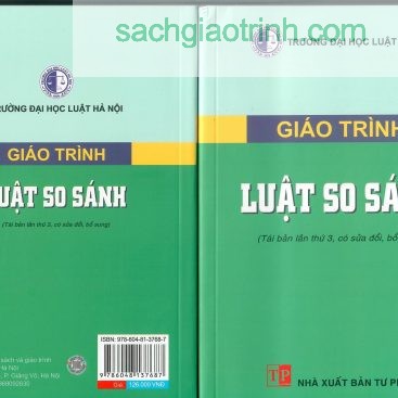 Giáo trình Luật So Sánh đại học luật hà nội 3 sách giáo trình Luật So Sánh đại học luật Hà Nội 1