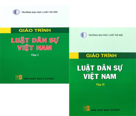 combo 2 cuốn giáo trình dân sự