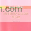 Giáo trình luật hôn nhân và gia đình Việt Nam đại học luật Hà Nội