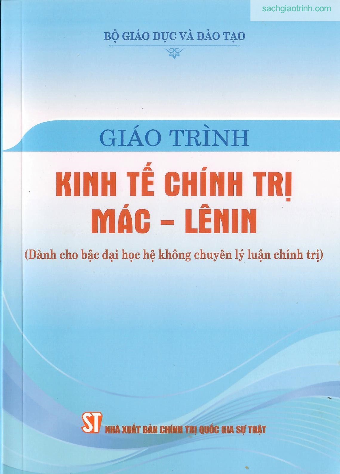 bia sach ktctm giáo trình kinh tế chính trị Mác - Lênin