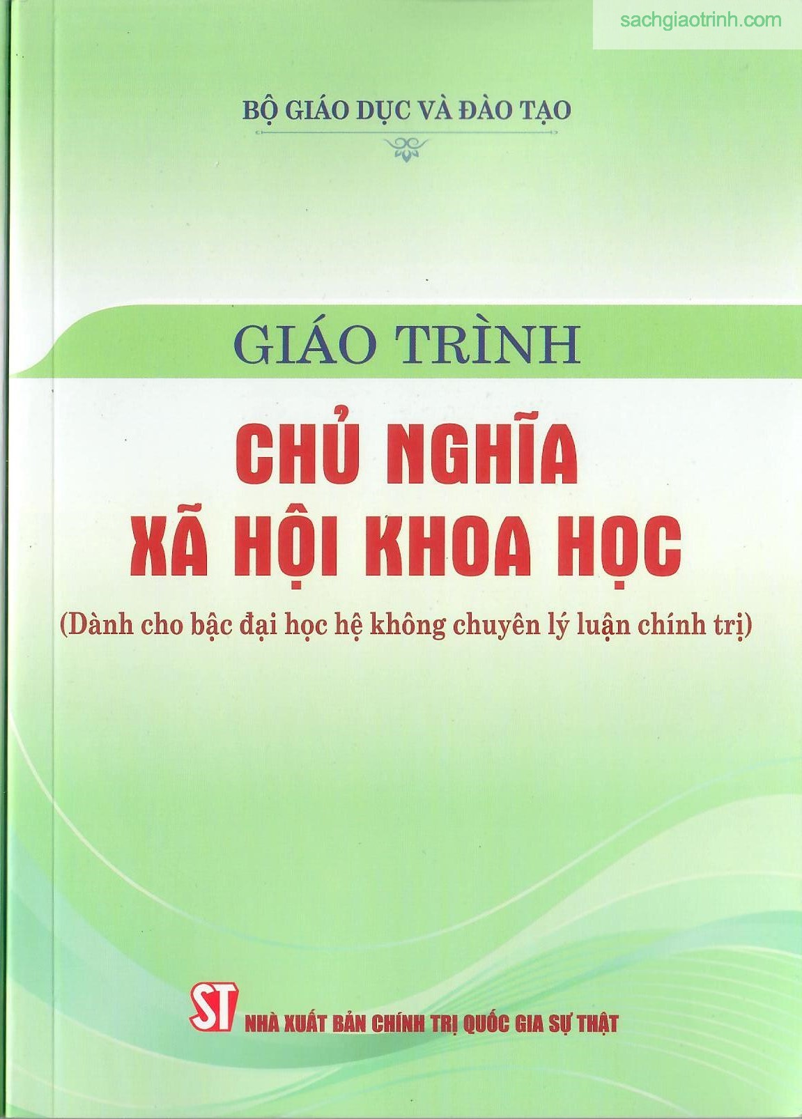 cnkhxx1 Giáo trình chủ nghĩa xã hội khoa học 2026